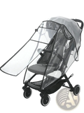 Universal transparent baby stroller rain cover made of transparent EVA with all-front open design for easy access
