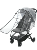 Universal transparent baby stroller rain cover made of transparent EVA with all-front open design for easy access