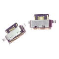 Silver usb-c charging port with gold-plated pins and purple housing for iiif150 b1 air1 pro b2 tecno phantom 8