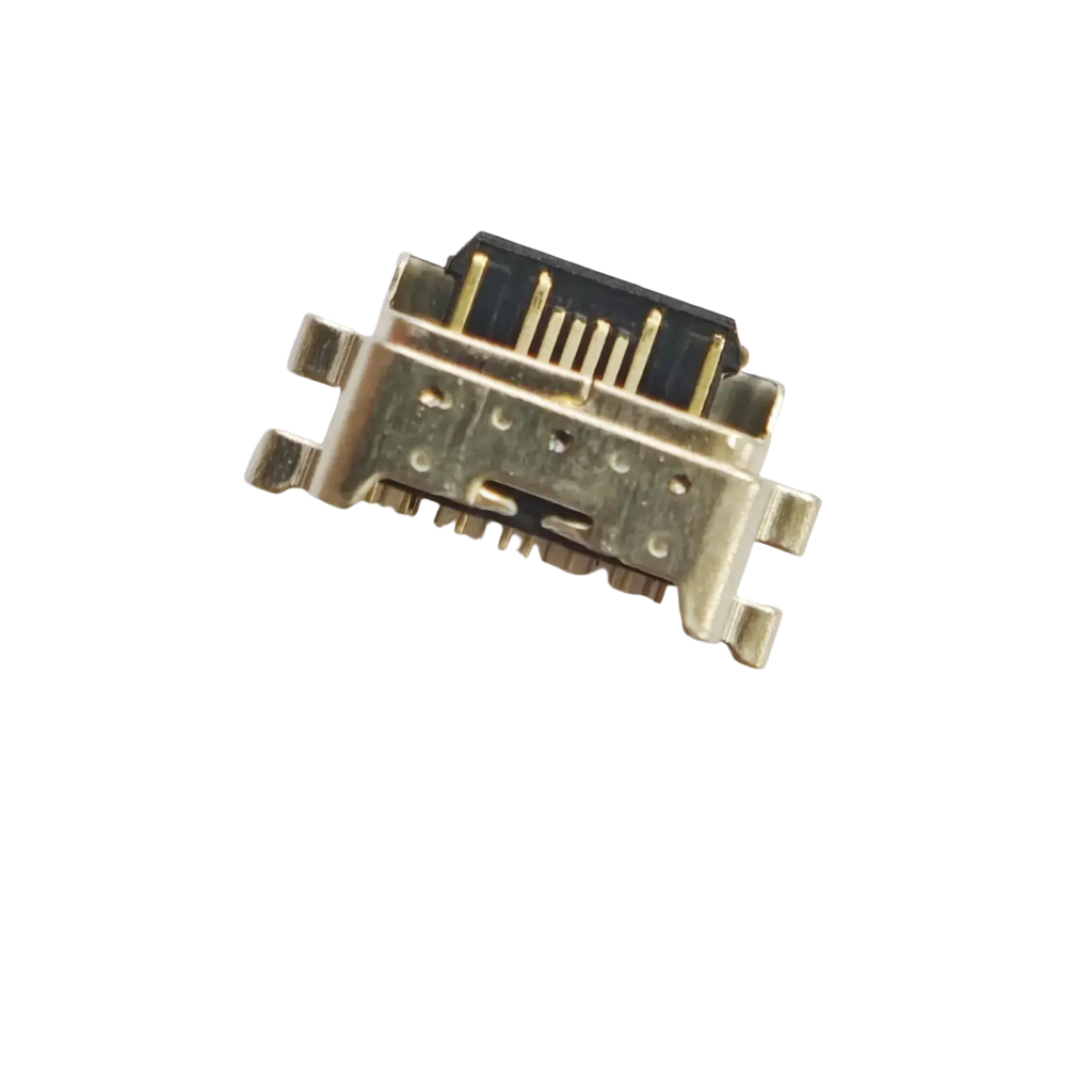 Usb c charging port for Xiaomi Mi 6x A2 with gold-plated connector, black circuit board, and metallic contacts visible