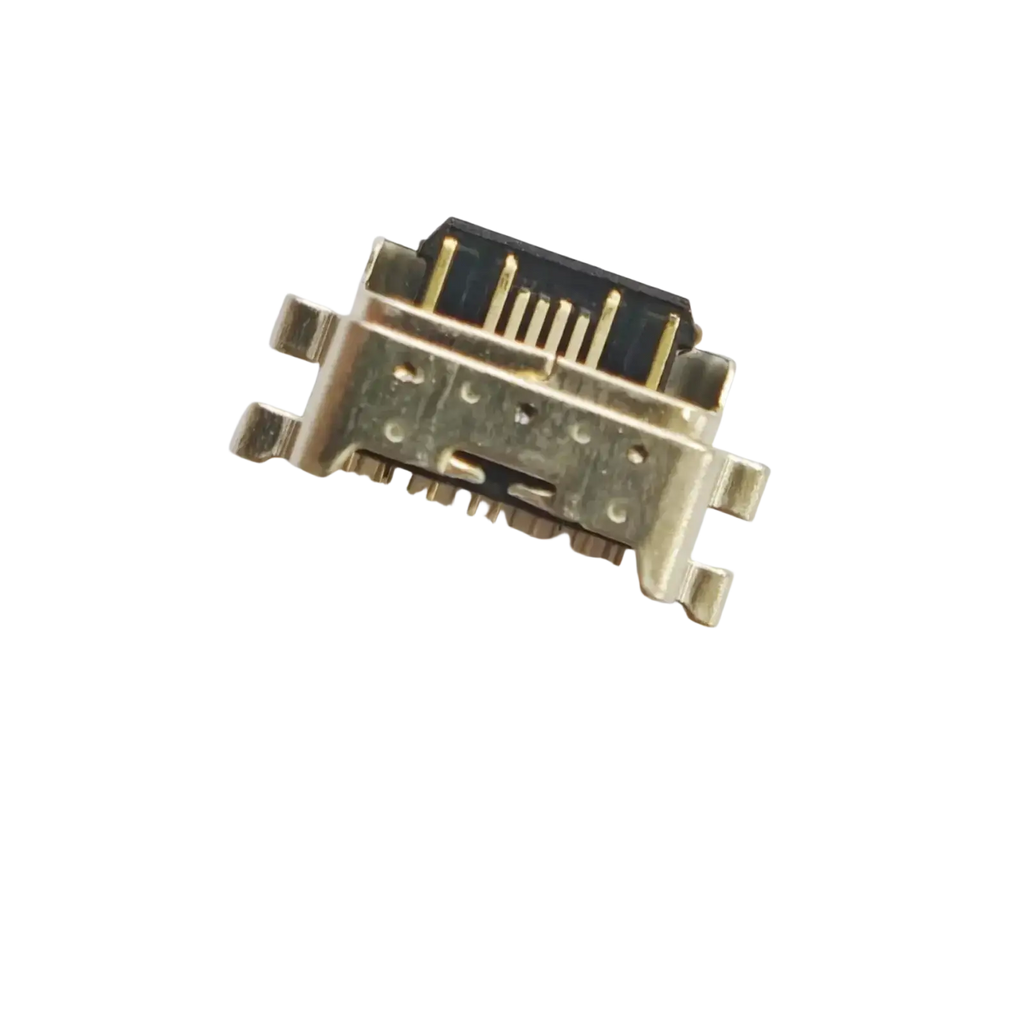 Gold-plated usb-c charging port connector with black plastic housing for Xiaomi Mi 6x A2 usb c charging port replacement