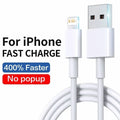 White usb c to lightning fast charging cable designed for iphone fast charge and durable use