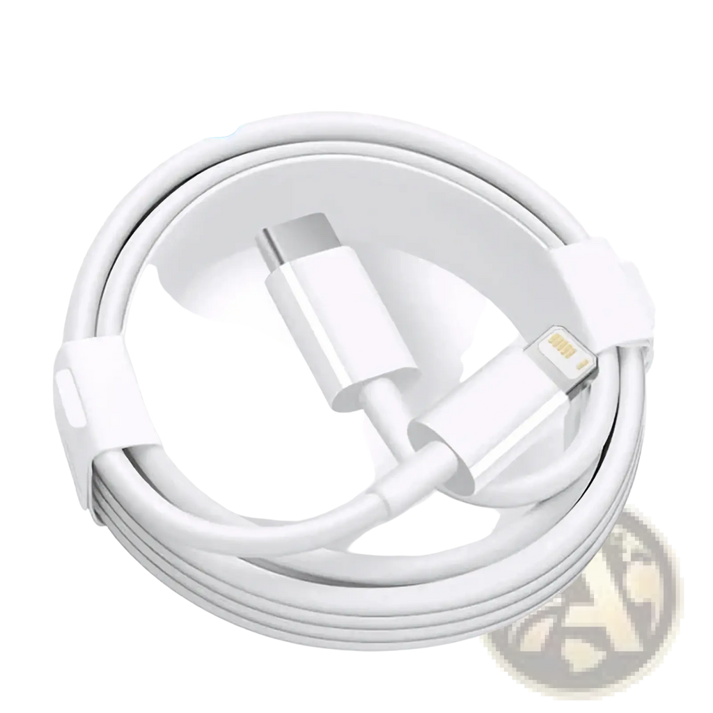 White usb c to lightning fast charging cable with 20w power delivery for efficient device charging