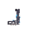 Black flexible usb charger flex cable for iPhone Xs Max with blue adhesive pads and gold-plated usb-c contacts