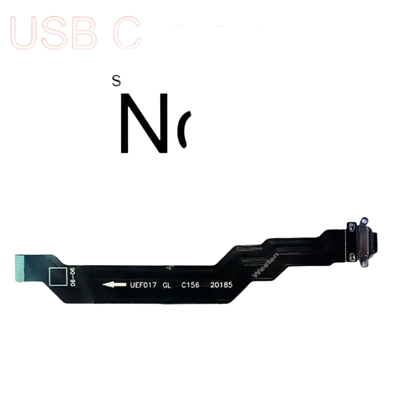 Black usb charging dock flex cable for oneplus nord series model ac2001 ac2003 compatible with nord nord2