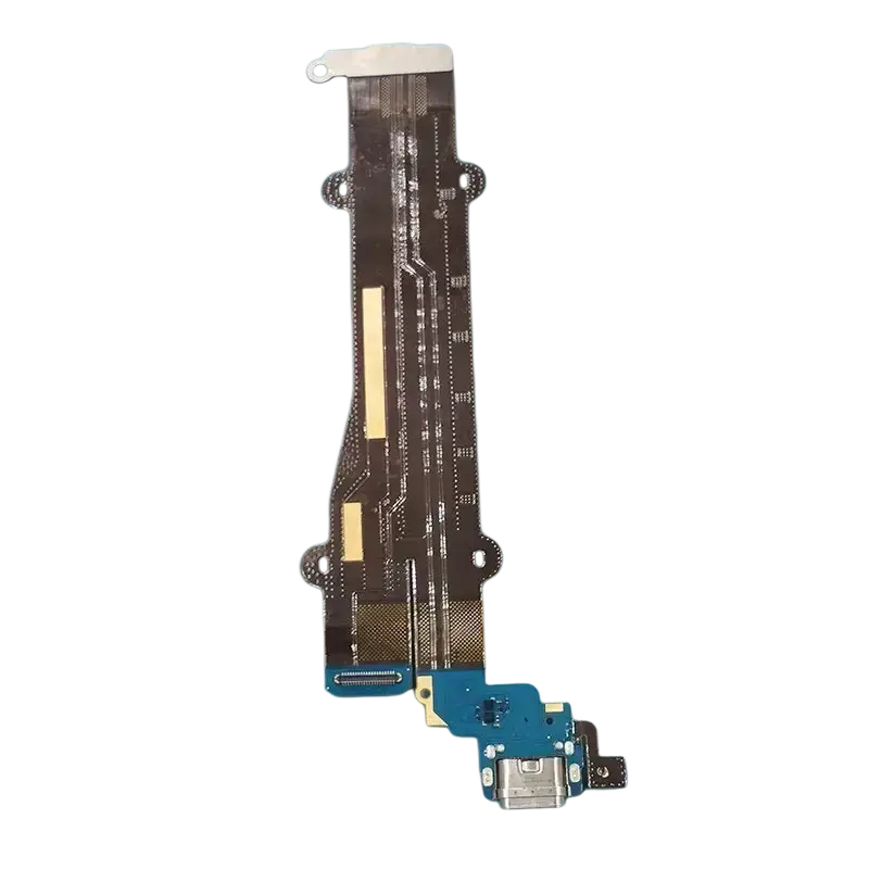 Black flexible usb charging flex cable with blue connector and silver usb-c port for lg v60 thinq lmv600ea