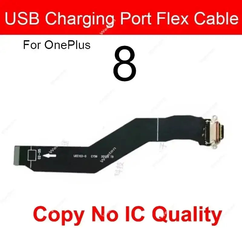 Black flexible usb charging flex cable for oneplus 8 compatible with oneplus 2 for efficient usb charging repair