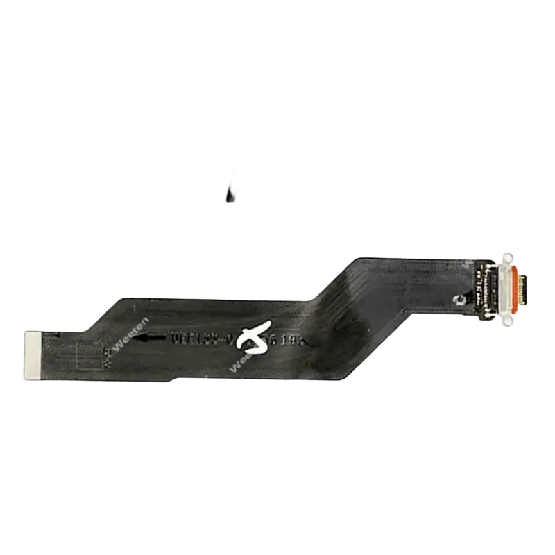 Black flex cable with usb charging port connector for oneplus 7t designed as a usb charging flex cable for oneplus series