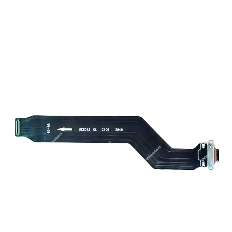 Black flexible usb charging flex cable for Oneplus 8t compatible with Oneplus series devices