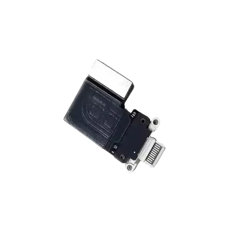 Black usb-c to hdmi adapter with metallic connectors and angled design for ipad pro usb charging and tracking information