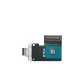 Black and teal usb charging ipad pro port connector flex cable with white plastic housing for tracking information use