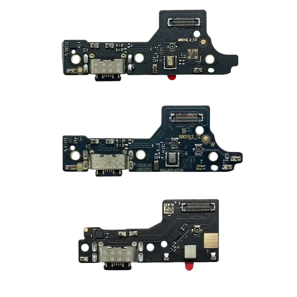 Black usb charging port flex cable with electronic components for Xiaomi Redmi series ensuring extended protection time