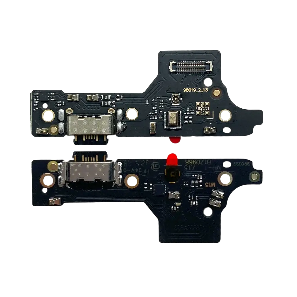 Black usb charging port flex cable with ic components for xiaomi redmi 12 4g compatible with china post protection time