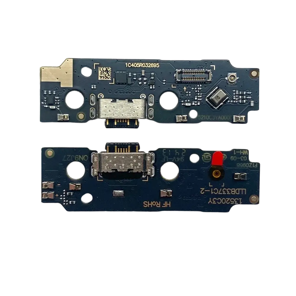 Blue usb charging port flex cable for xiaomi redmi series with silver usb-c port and gold-plated contacts for china post protection time