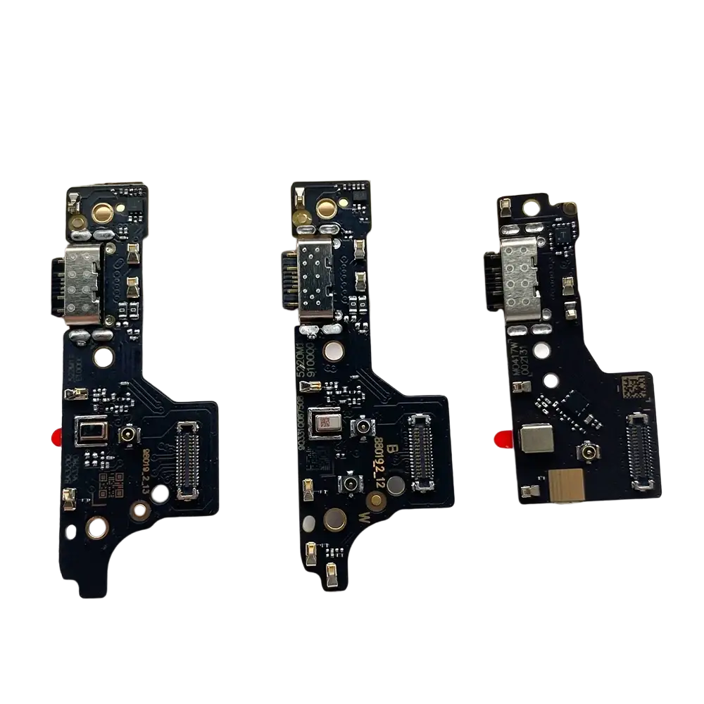 Three black usb charging port flex cable boards with integrated ics and quick charge for Xiaomi Redmi series protection time china post
