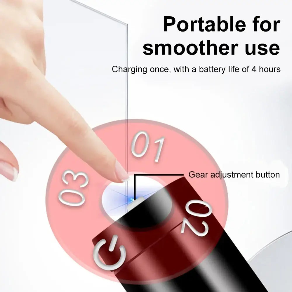 Black and red usb mini electric drill portable charger with gear adjustment button for resin and wood crafts use
