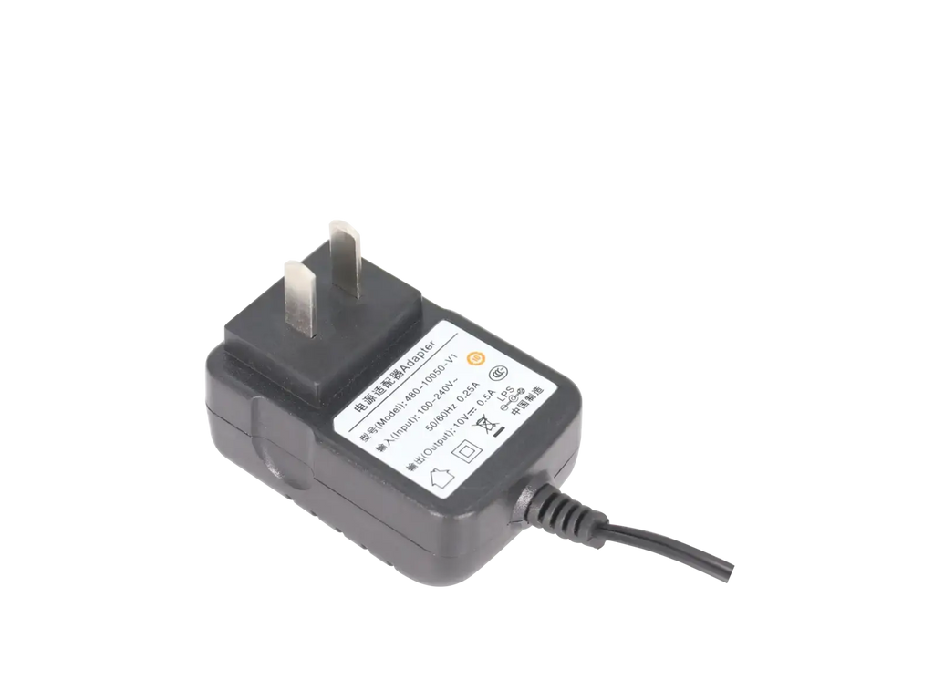 Gray plastic uv-5r desktop charger ac adapter with two-prong plug and black cord for baofeng walkie talkie charger hot