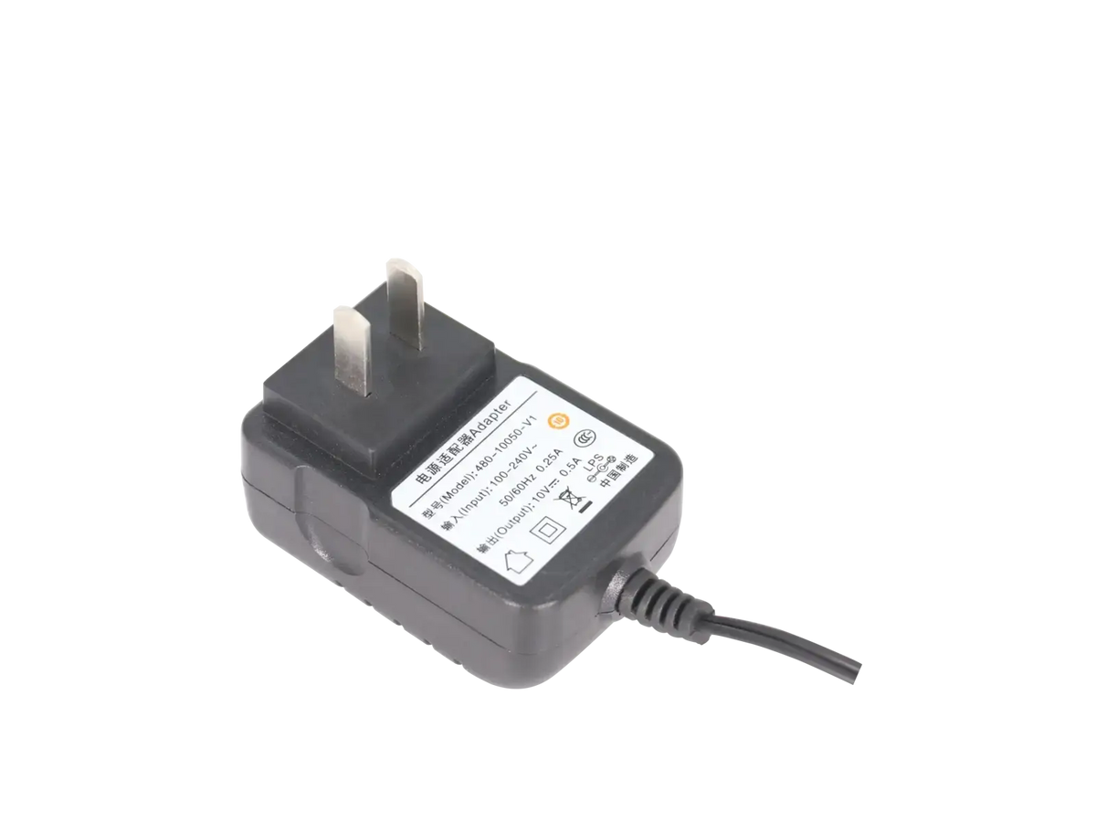 Gray plastic uv-5r desktop charger ac adapter with two-prong plug and black cord for baofeng walkie talkie charger hot