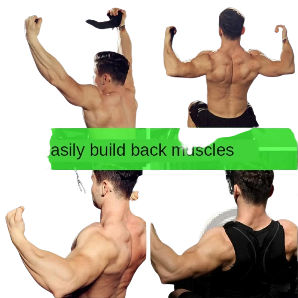 Black padded v-bar lat pulldown cable machine handle attachment designed for back workouts with durable resistance band