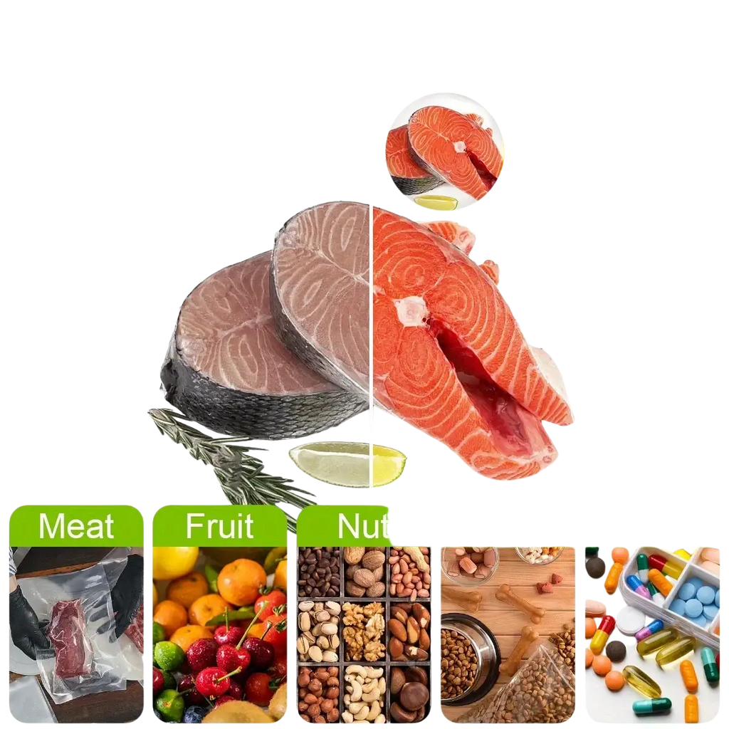 Vacuum sealer bags clear plastic roll 20x1500cm with sealable design keep food fresh up to 8 times longer food vacuum