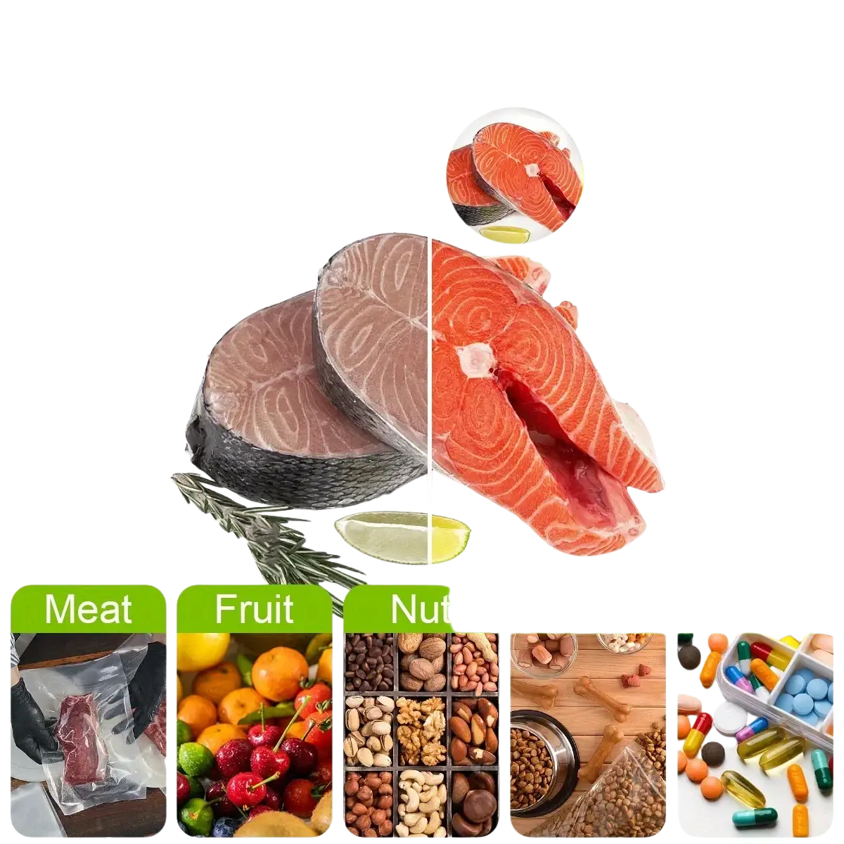 Vacuum sealer bags clear plastic roll 20x1500cm with sealable design keep food fresh up to 8 times longer food vacuum
