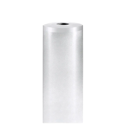 A white textured vacuum sealer film roll 20cm by 1500cm ideal for food vacuum and vacuum bags storage
