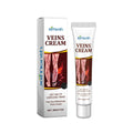 Ximonth veins cream arnica and vitamin e relief gel in a white tube with brown and yellow labeling and matching box