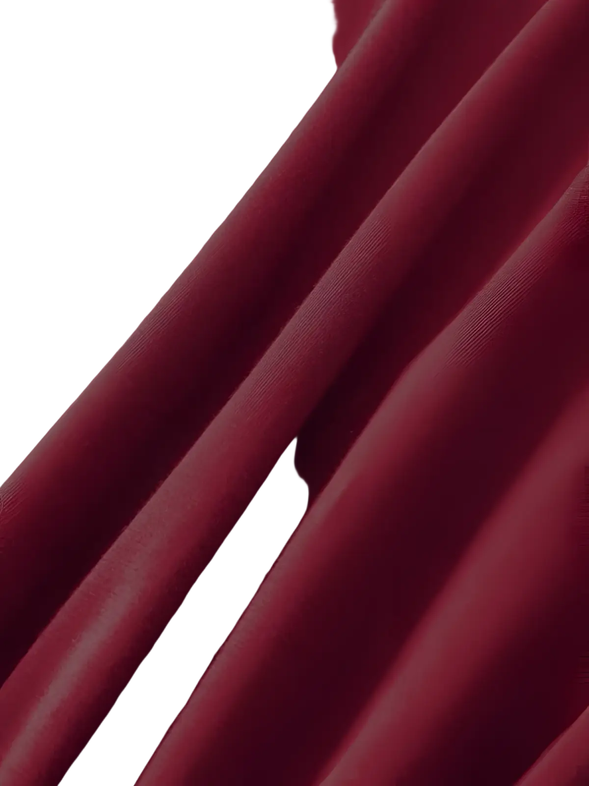 Velvet short sleeve casual tee in rich burgundy velvet fabric with soft plush texture and subtle sheen
