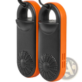 Vevor portable electric shoe and boot dryer in orange and black with textured vented design and hanging handle