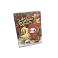 Lilas christmas miracle collectible vinyl doll blind box featuring a brown plush character with purple eyes and red bow