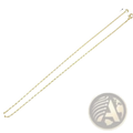 Gold-colored 22cm chain necklace with classic link design and secure clasp for virgin mary gold locket necklace with crystals