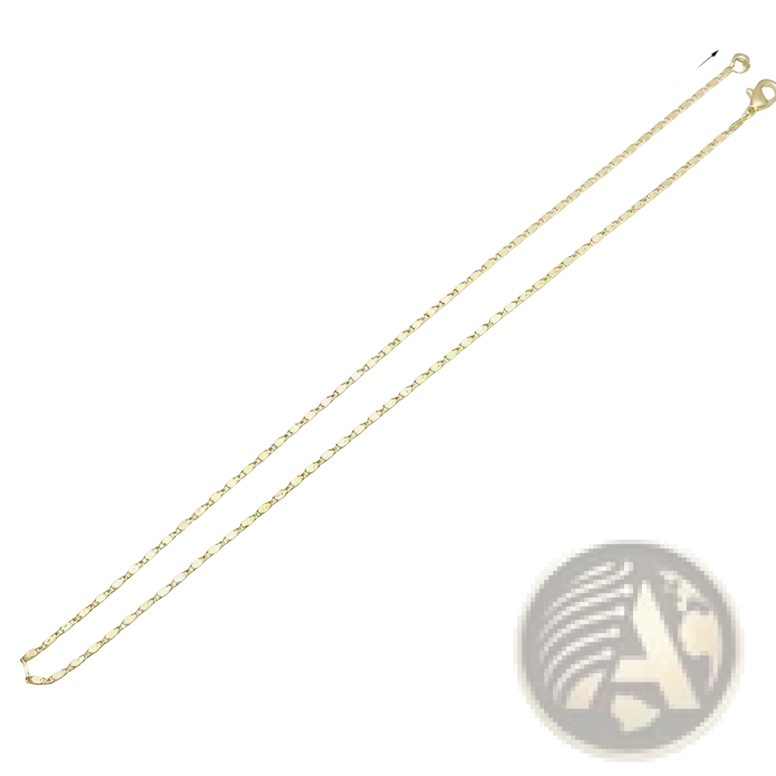 Gold-colored 22cm chain necklace with classic link design and secure clasp for virgin mary gold locket necklace with crystals