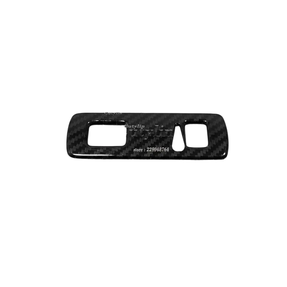 Volvo xc40 carbon fiber interior trim kit 2019-2021 showing black textured cover with two rectangular and one triangular cutouts