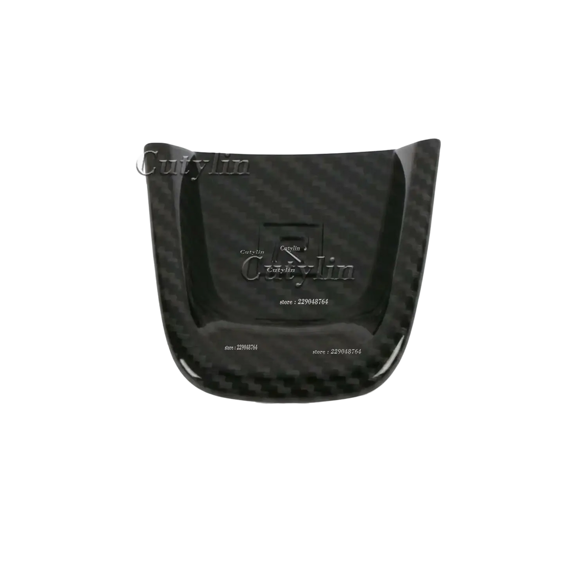 Volvo Xc40 carbon fiber interior trim kit 2019-2021 featuring black carbon fiber texture with glossy finish