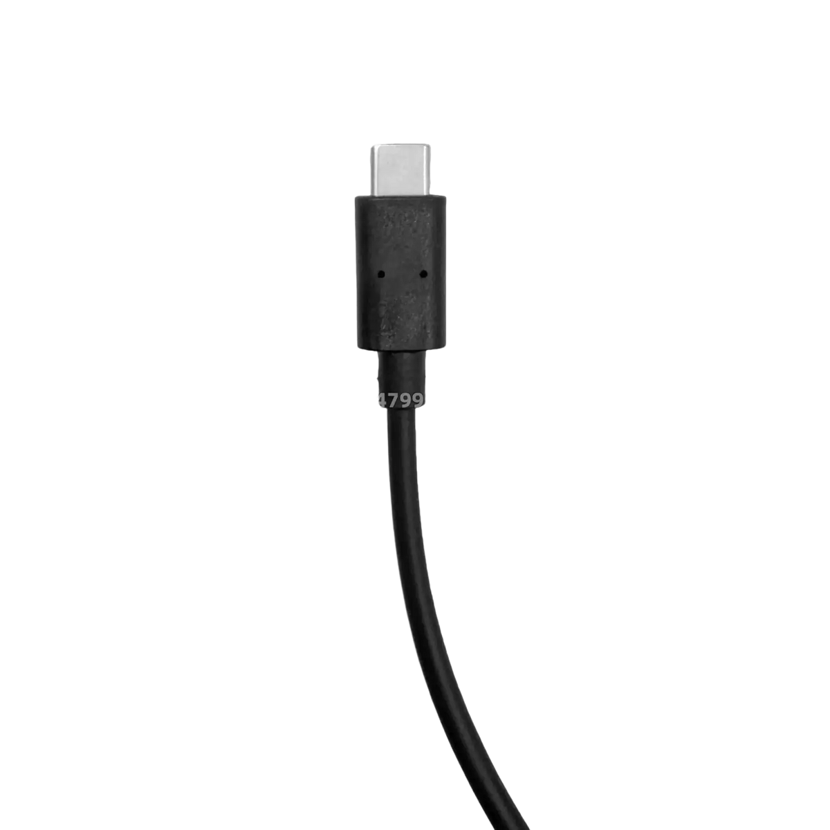Black usb-c walkie talkie charging cable for motorola with matte-finish connector housing