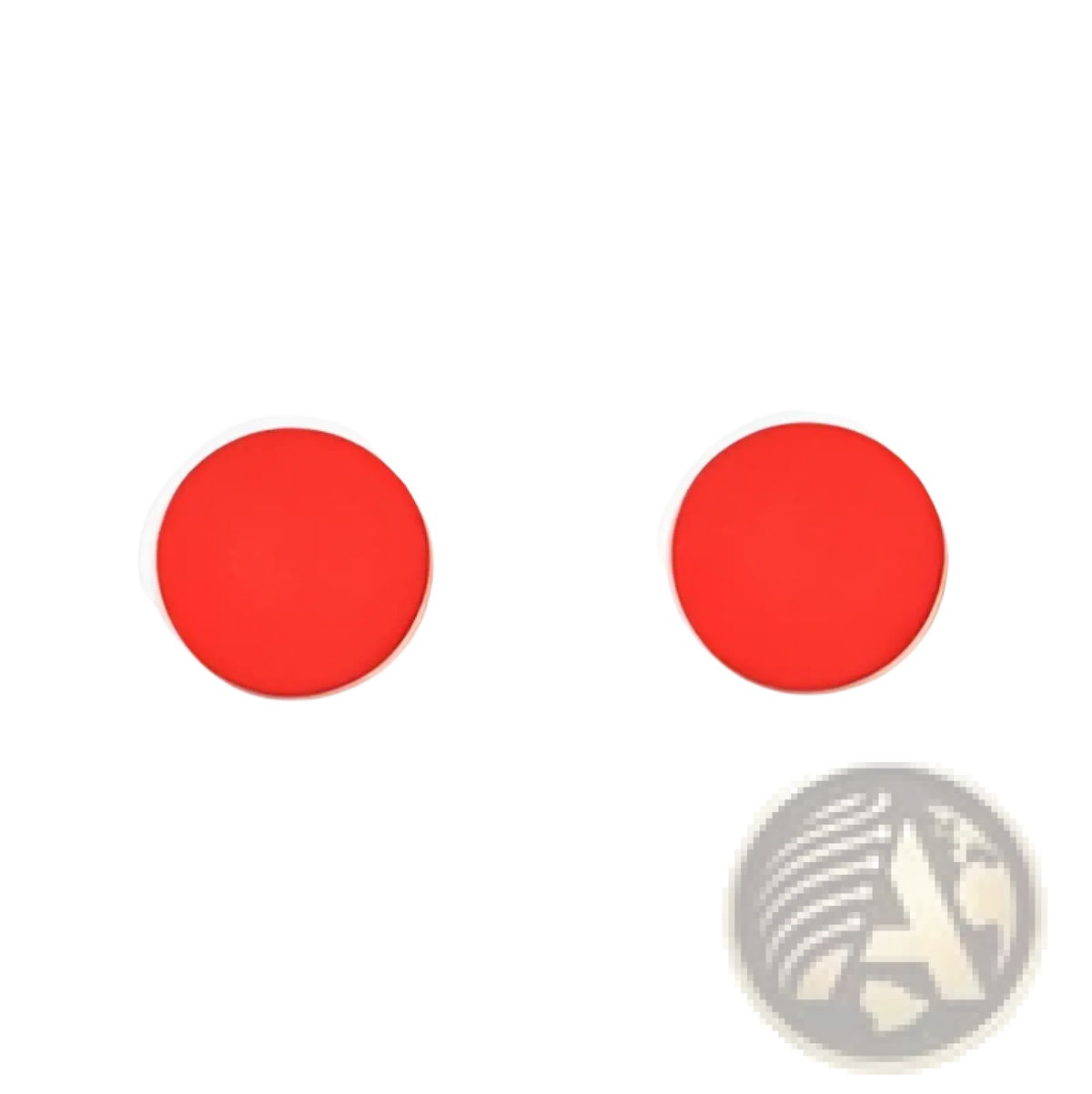 Red circular face paint pads in white packaging washable non-toxic finger paint pad rainbow inkpad