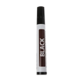 Black permanent marker with sleek white barrel and black cap for furniture scratch repair wax sticks use