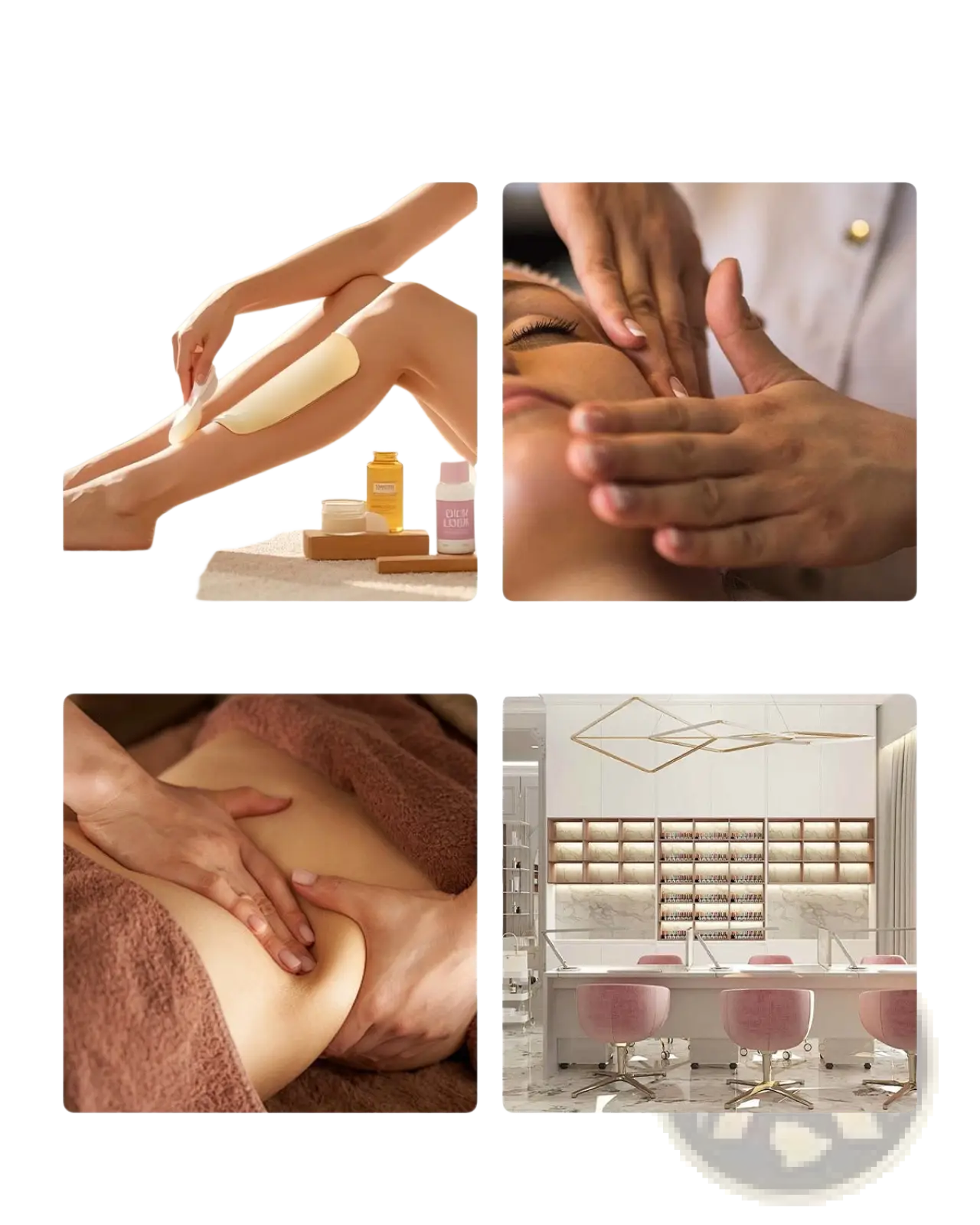 Wax warmer 600ml professional hair removal heater pot shown in four settings home beauty salon spa and nail salon
