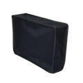 Black mesh wii console dust cover with reinforced edges and oxford cloth protective sleeve for gaming accessories vertical storage