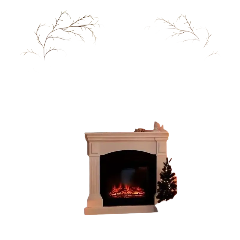 Willow rattan fairy lights usb powered garland with warm glowing tree branch shaped string lights on white shiplap wall