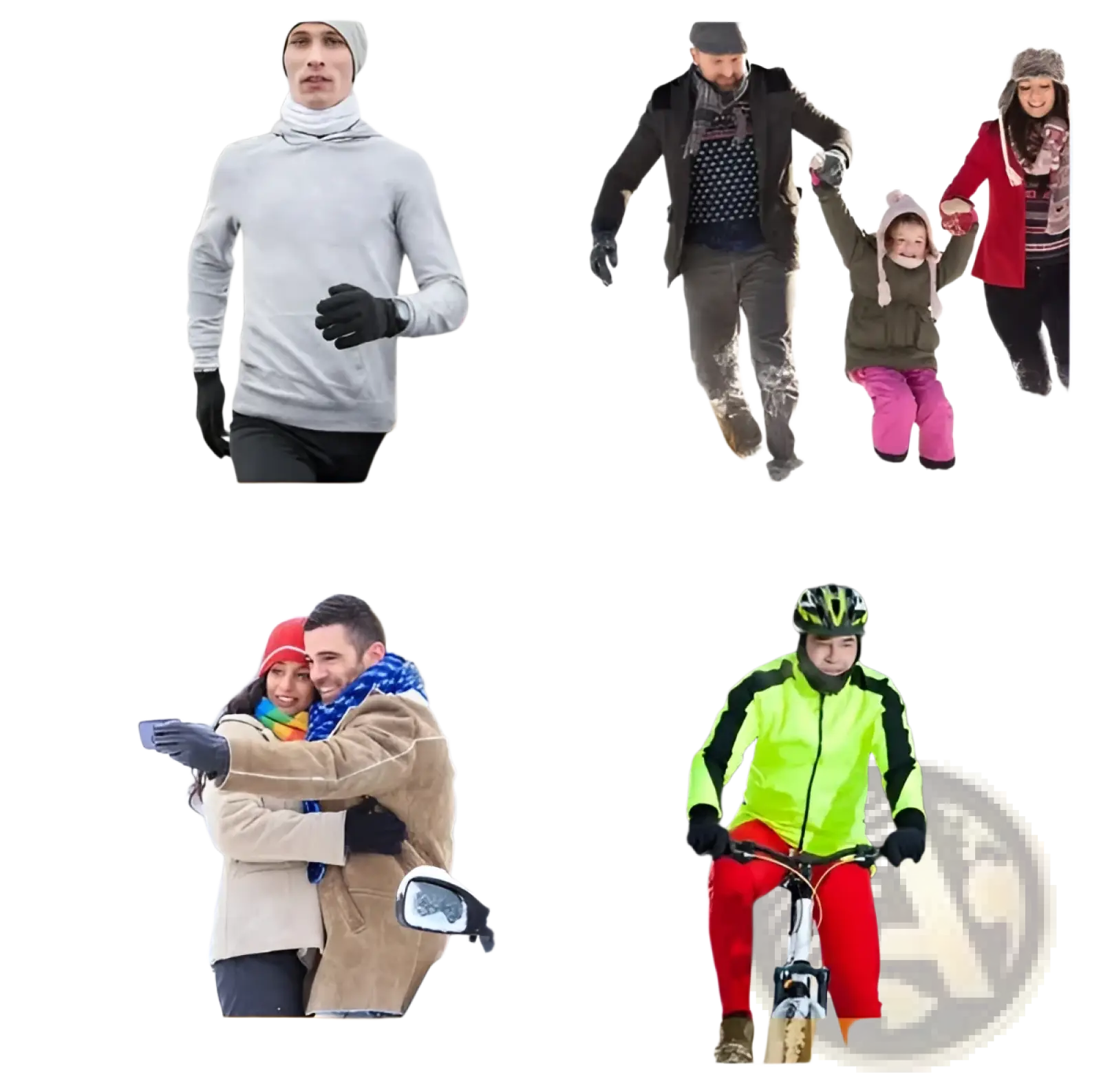 Black leather windproof winter gloves shown from the back designed for warm outdoor driving activities