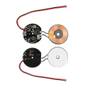 Wireless charging module 20w car PCBA with copper coils black circuit boards and automatic recognition wiring assembly