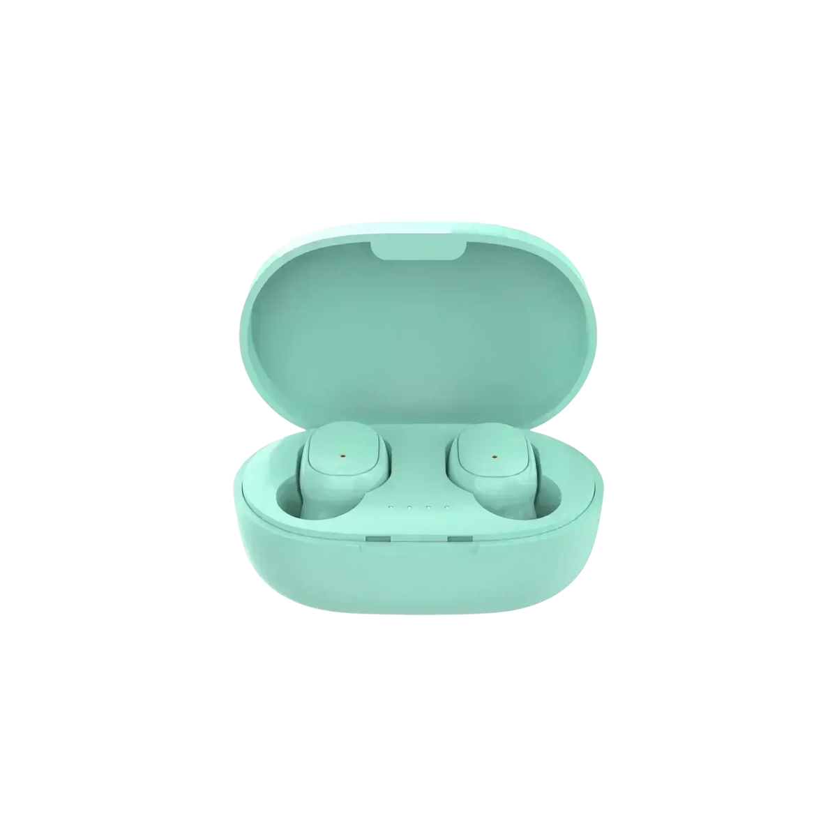 Mint green wireless earbuds with polymer lithium battery and 280mah charging box support bluetooth version 5.3 connectivity