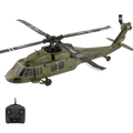 Olive green and black wltoys k170 uh-60l remote control helicopter model with 800mah 20c battery and extended flight time