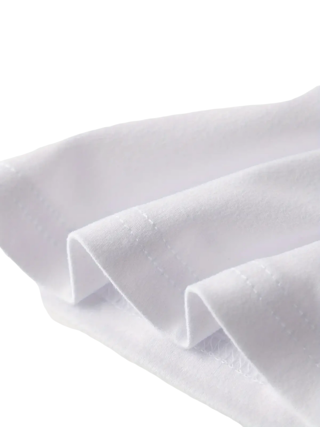 White cotton fabric with subtle stitching on folded edges of women casual graphic t shirt black enjoy the little things