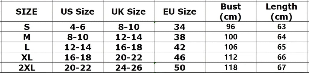 The table displays size conversions for a women knit zip up hoodie casual solid sweater jacket with bust and length measurements