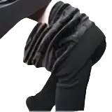Black leather motorcycle gloves with reinforced knuckle protection and textured grip shown from the back side