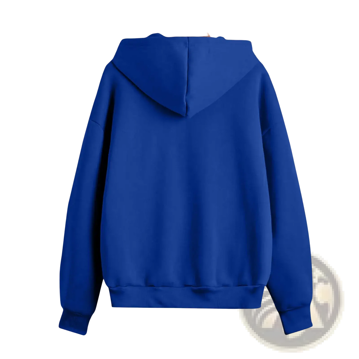 Royal blue women zip up hoodie casual cotton sweatshirt with soft smooth fabric and relaxed fit for comfort
