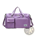 Purple kenglee women’s travel duffle bag with large capacity multiple pockets and adjustable shoulder strap