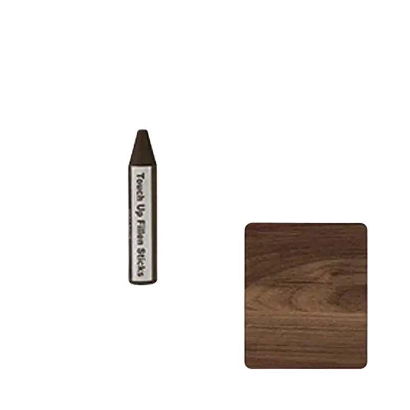 Dark brown walnut-colored wooden furniture repair paint pen for scratch restoration and furniture repair pen use